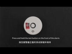 Toepassing van rookmelder in bedrijfsvideo, thuis en andere plaatsen