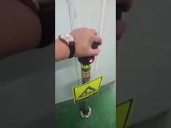 Elektrostatische ontladers gebruiken video.elektrostatische eliminatie.verticale