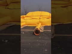 Gebruik van levensreddend luchtkussen en opblazen van levensreddend luchtkussen