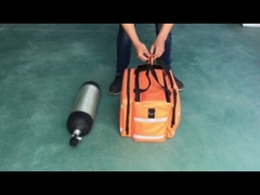 De methode van gebruik van het reddingsprojectiel en het reddingsprojectiel op zee