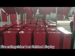 Afgeronde weergave van de brandblusscherm