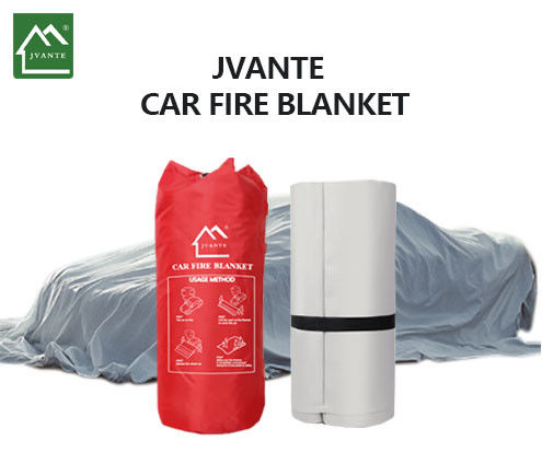 Vehicles High Silica Glass Fiber Fire Extinguisher Blanket Customizable Packaging
