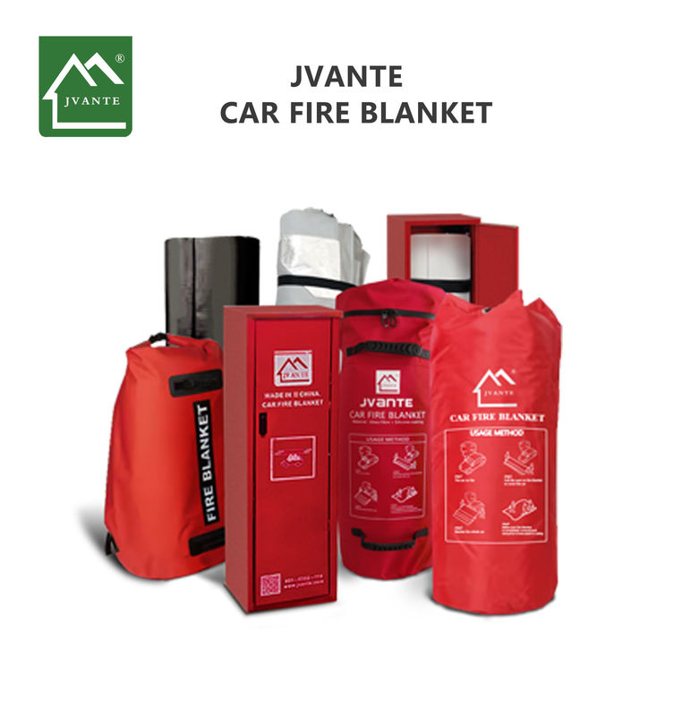 Natural oxygen barrier fire extinguishing blanket for automobiles, 6*8 size