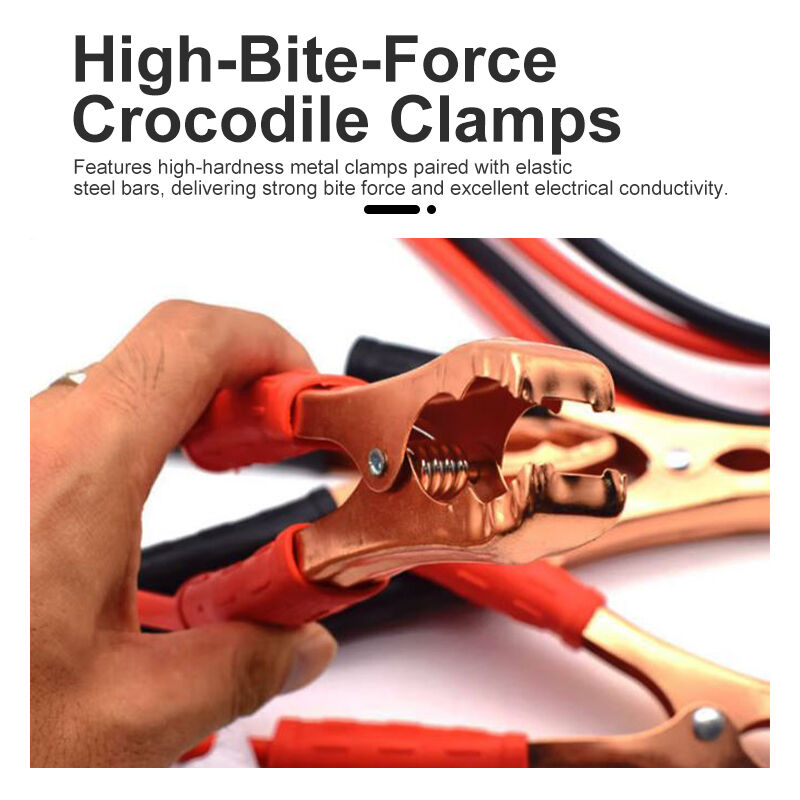 Red And Black Copper Core Jumper Wire, 2 Meters, 10mm In Diameter, Resistant To Cold And High Temperatures