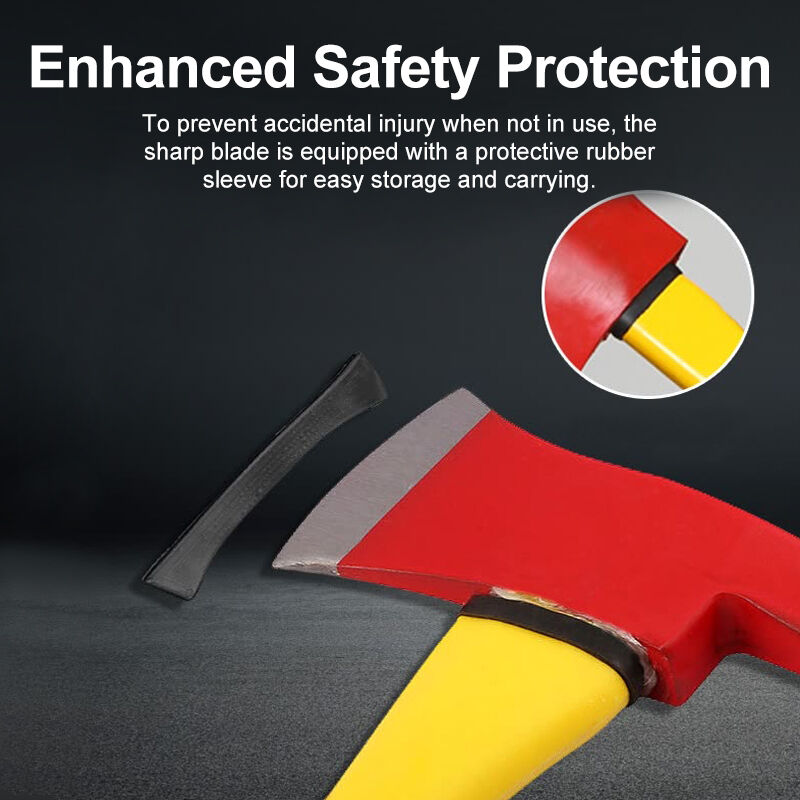 American Sharp Axe Professional High-Quality Firefighter Rescue Axe With Fiberglass Handle