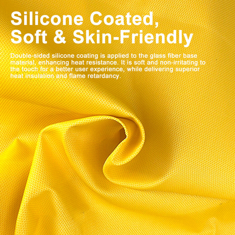 Children's Fireproof Emergency Escape Cloak 128x100cm 700°C Heat Resistance Hooded Cape With Reflective Strips For Home School Safety