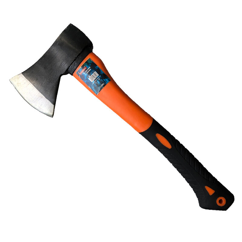 Heavy Duty Fiber Handle Axe High Carbon Steel Anti-Slip Rubber Grip 38cm Length 0.93kg Weight For Firefighting Rescue Industrial Maintenance Emergency Preparedness