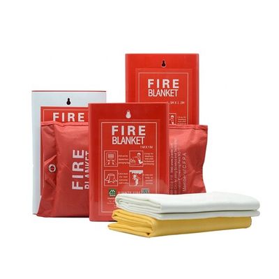 Aanpasbare glasvezel branddekens worden gebruikt voor huishoudelijke en andere brandbeveiligingstoepassingen.