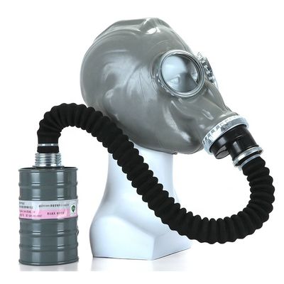 Silica Gel Veiligheid Volledig Gezicht Gasmasker 60*27*42cm Anti Virus