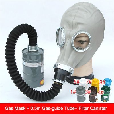 Silica Gel Veiligheid Volledig Gezicht Gasmasker 60*27*42cm Anti Virus
