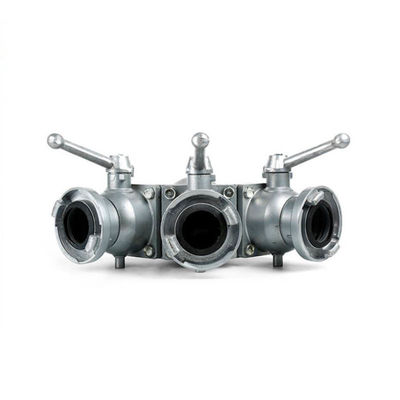 Brandslang 65# drie waterseparatoren een waterinlaat, drie bloeder gemaakt van hoogwaardig aluminium
