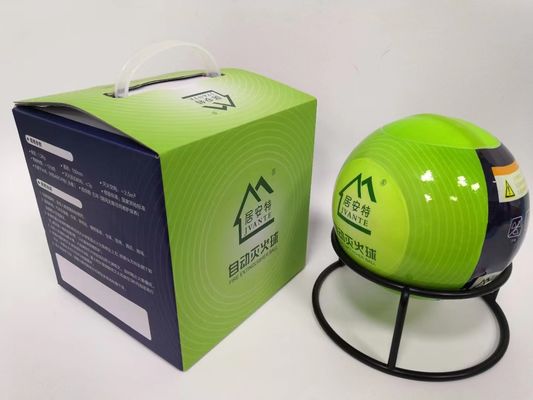 1.2kg vuurbal、droog poeder vuurbal、gordelondersteuning、groen.Blus een brand\brandbestrijding klasse A/B/C/D/E/F