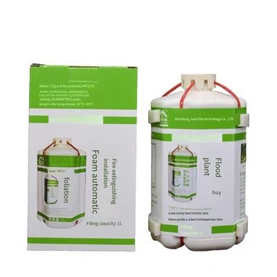 Automatische brandblussysteem van schuimtype, vulcapaciteit: 1 liter, geldigheid: 3 jaar