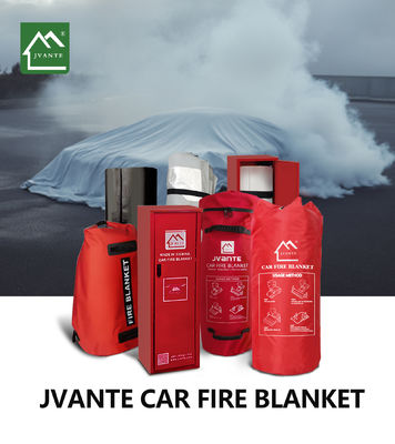 Branddempende deken van glasvezel voor auto's Wit 4*6 6*8 6*9 10*12M of op maat