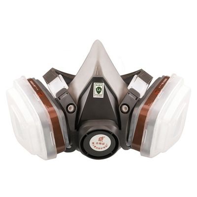 Herbruikbaar KN95 gasmasker voor het halve gezicht Stof absorberend respirator met luchtfiltratie