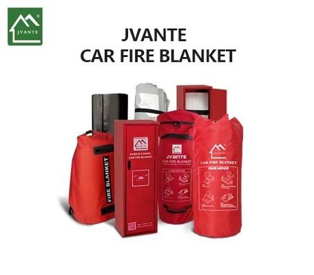 Hoge Silica Wit JAT-303 Brandbestrijdingsdekje 0,6 Dikte Glasvezel Voertuig Branddekje Las High Visibility Bescherming
