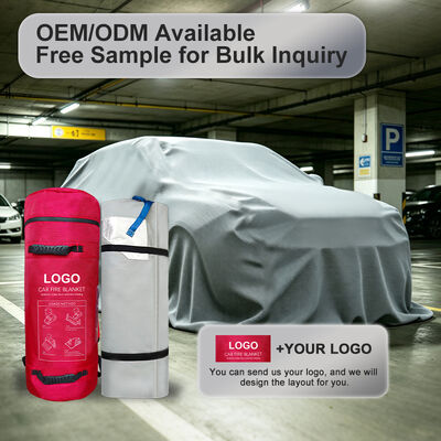 6m x 8m EV-oplaadstation Branddek Rapid Deployment Car Containment System Silicone coated voor EU Fleet Logistics